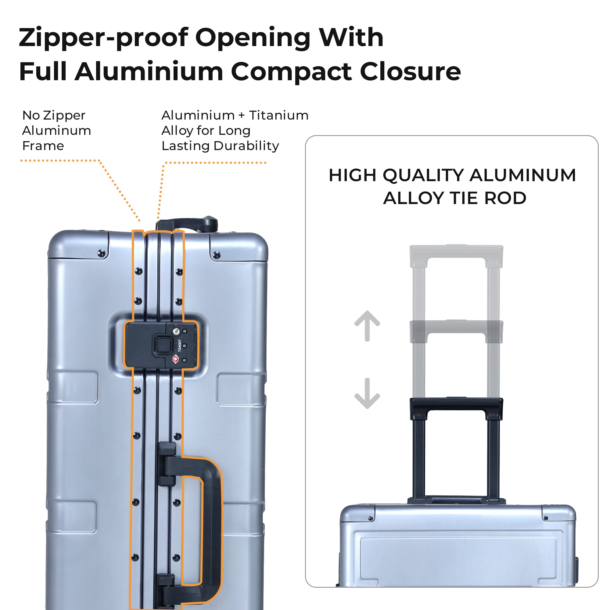 The Guardian- Aluminium Carry-On