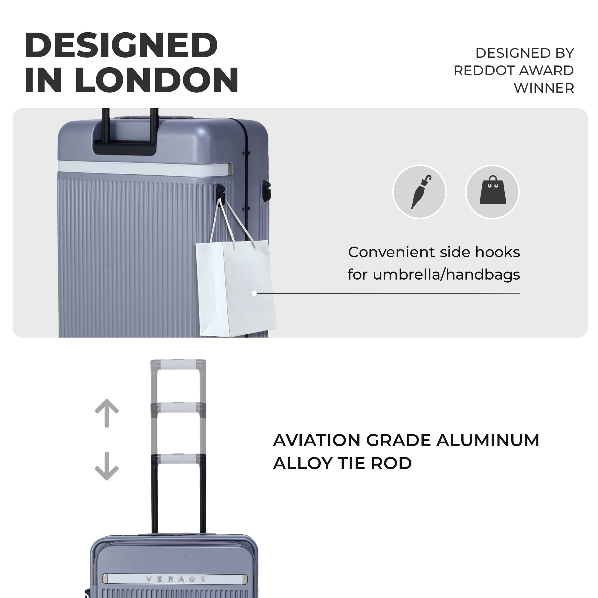 VERAGE Luxe Windsor Pro Medium Check-In