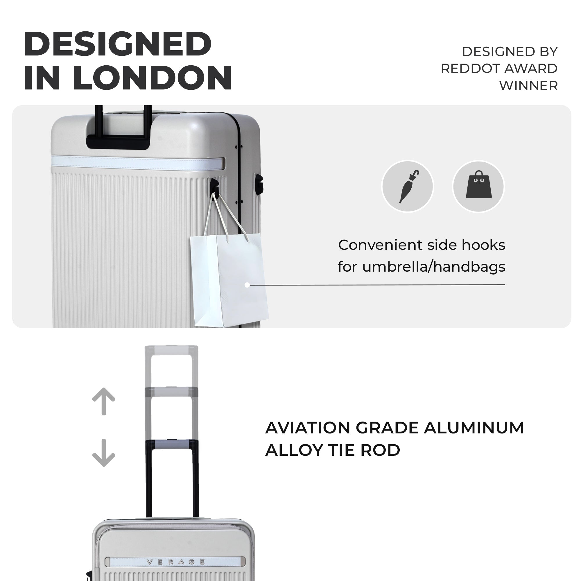 VERAGE Luxe Windsor Pro Medium Check-In