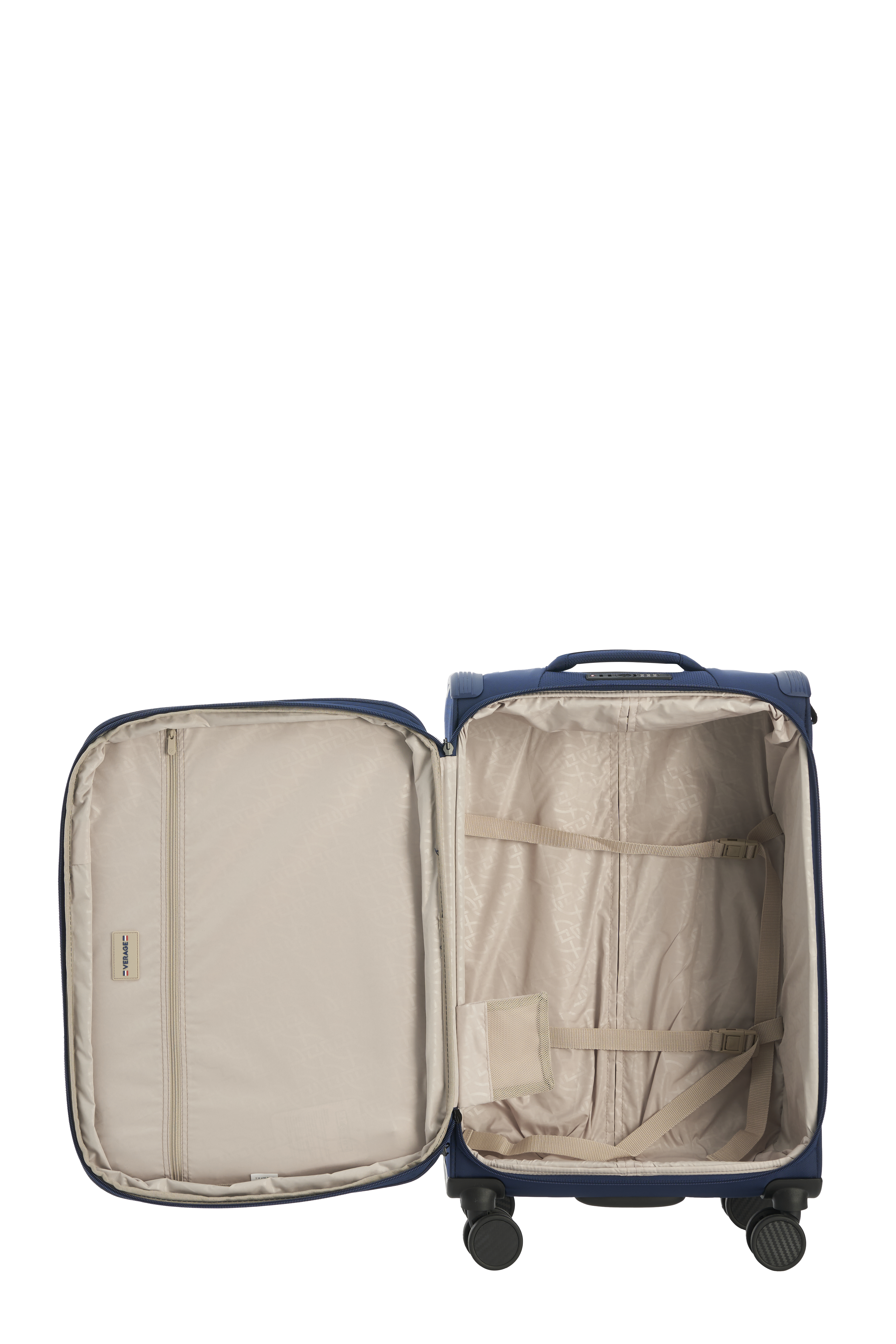 The Toledo - Small Cabin + Medium Check In 19/25 Set  Sapphire Blue