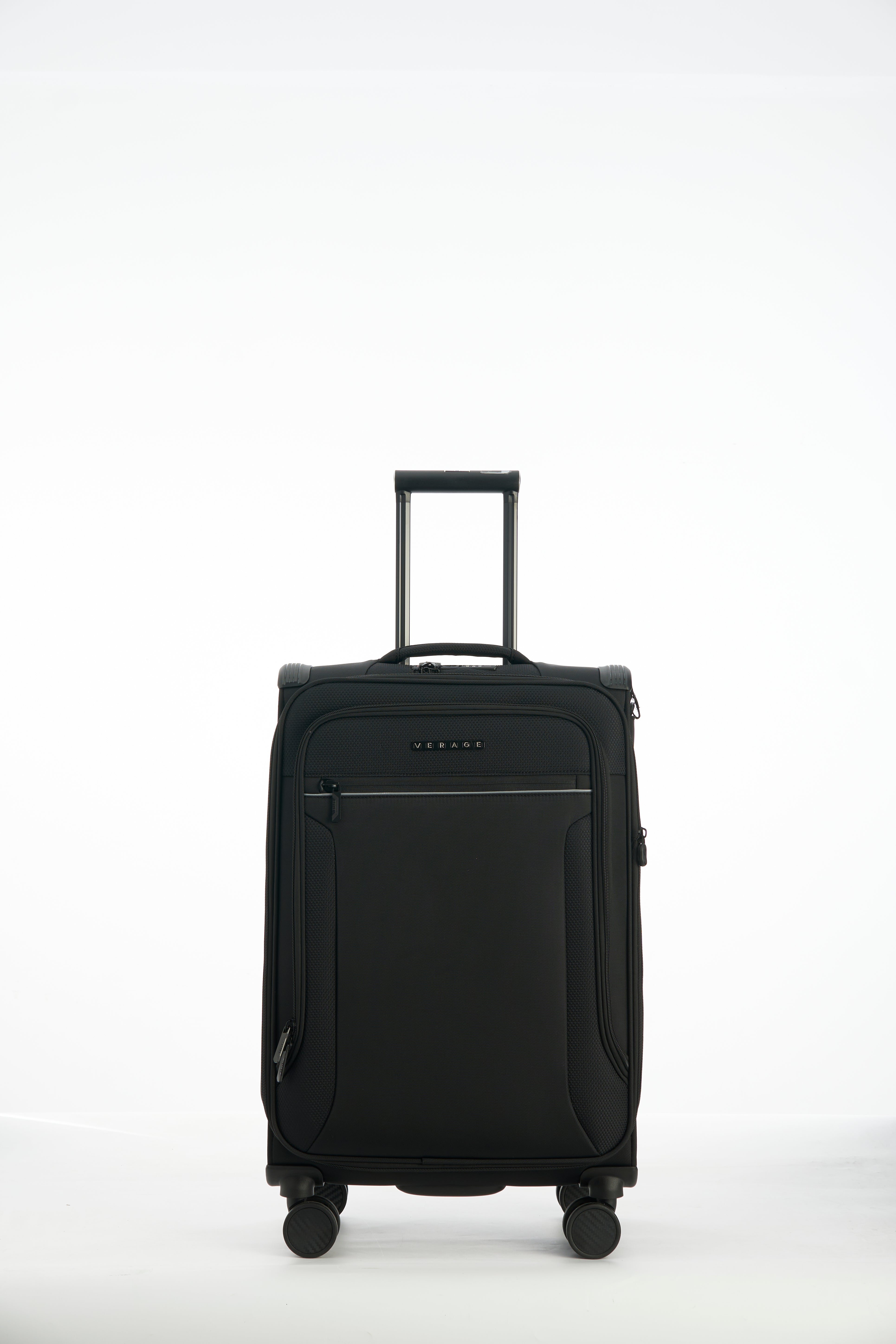 The Toledo - Small Cabin + Medium Check In 19/25 Set  Black