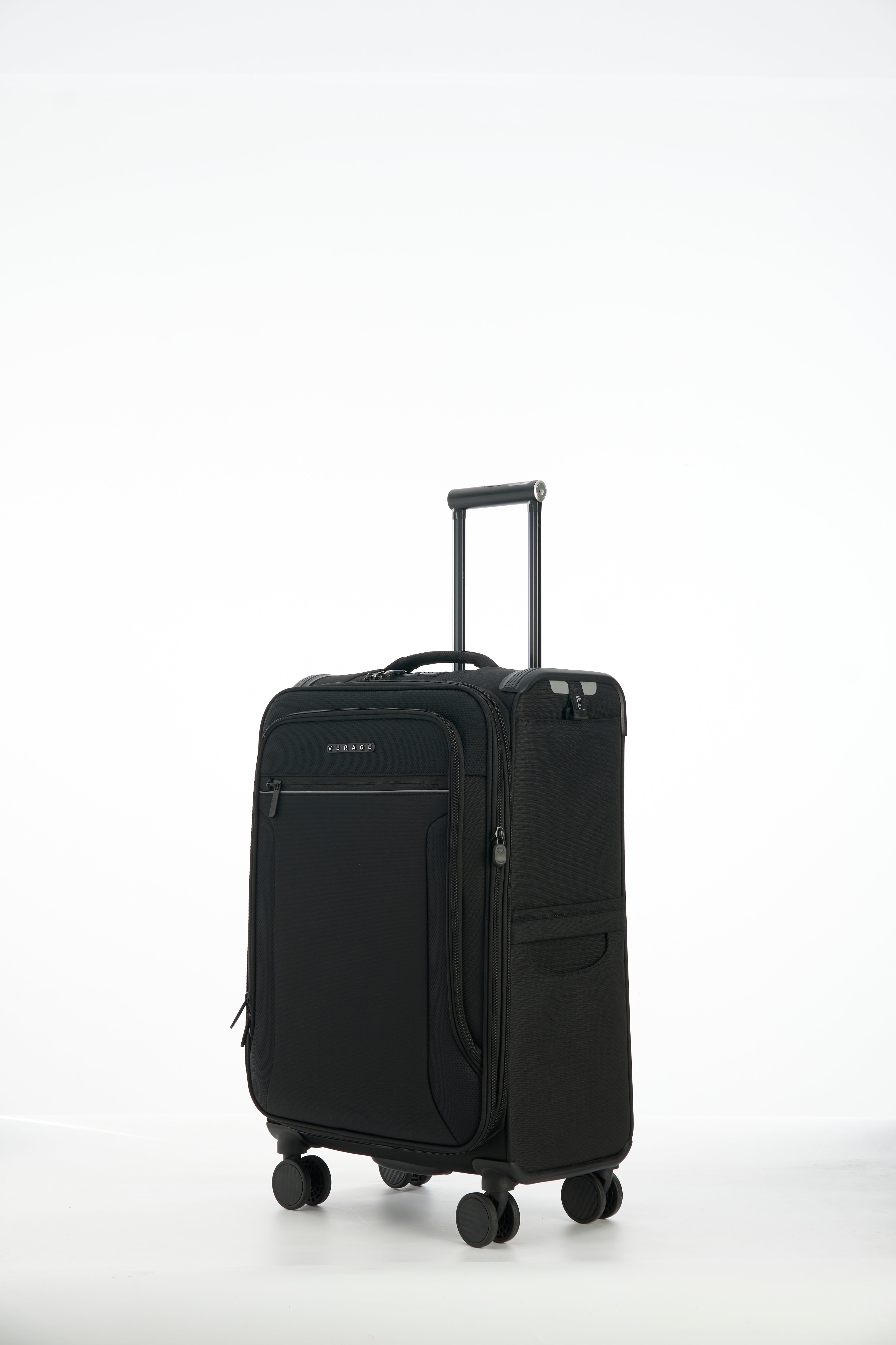 The Toledo - Small Cabin + Medium Check In 19/25 Set  Black