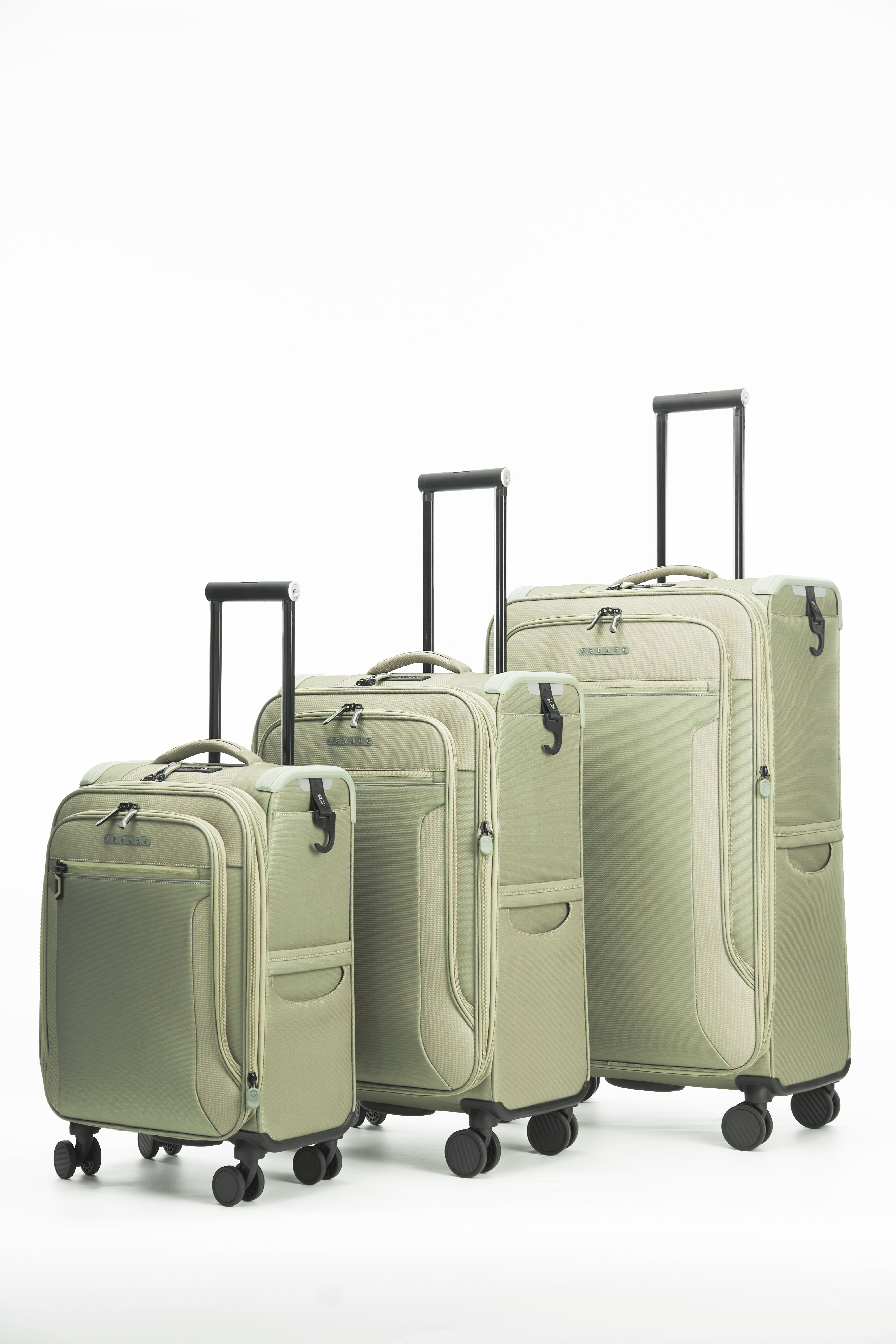 The Toledo - Set of 3 Softshell (Bean Green)