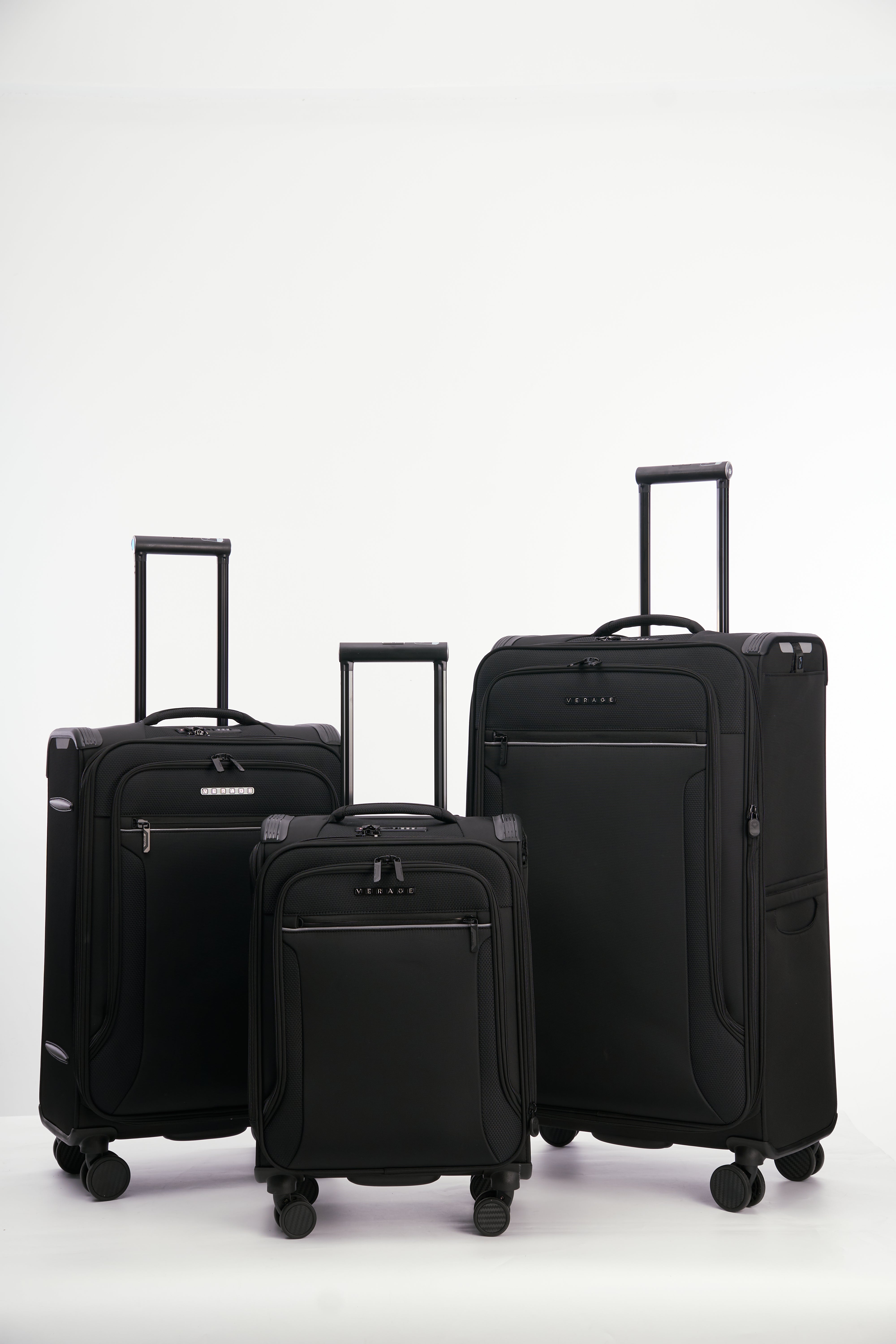 The Toledo - Set of 3 Softshell (Black)